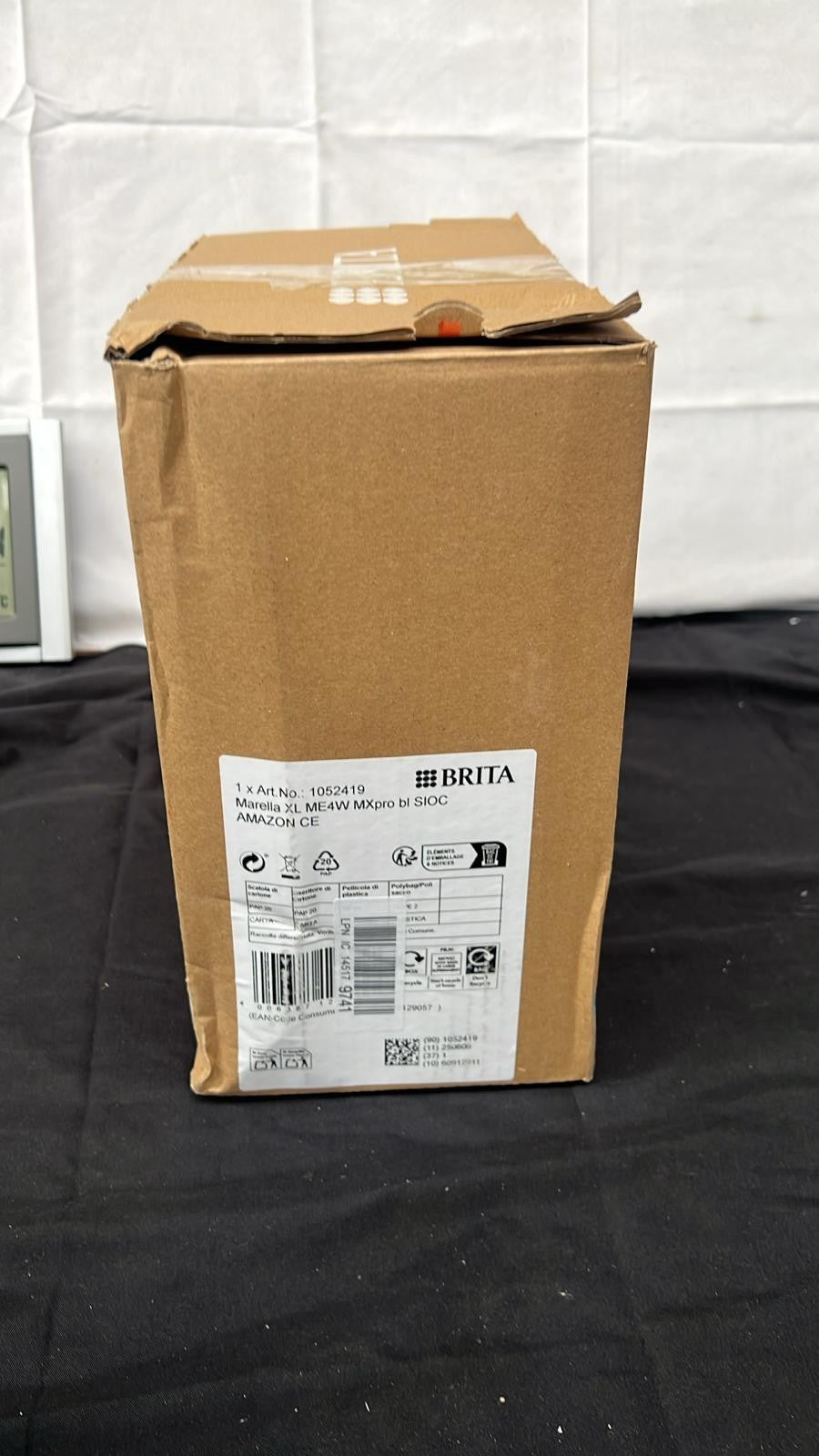 BRITA Marella XL Water Filter Jug Blue 3.5L (slight scuff on lid,NO FILTER)