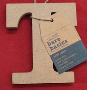 Wooden MDF Letter T, Tall - Free Standing (Arts & Crafts Personalized Name Decor