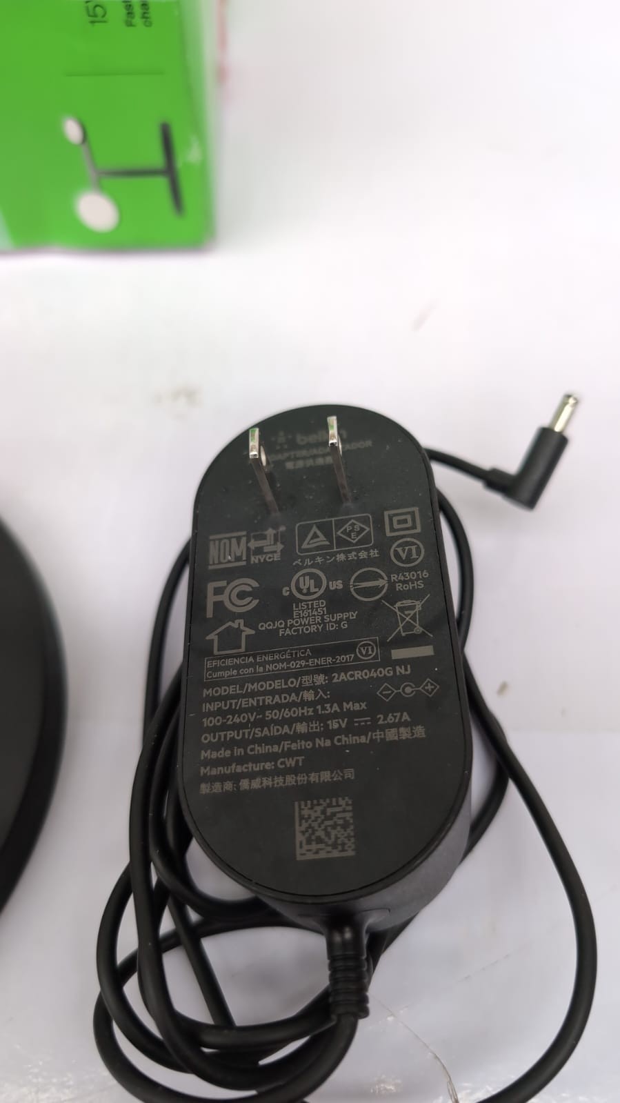 Belkin BoostCharge Pro 3-in-1 Wireless Charger with Qi2 (USA PLUG, BOX DAMAGED)