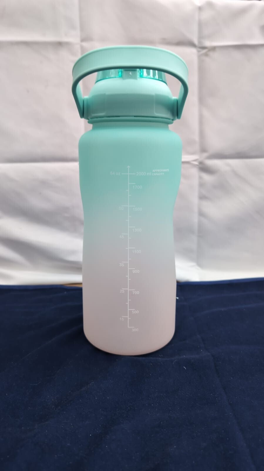 Water Bottle  BPA Free Sport Drinks Jug with Time Marking & Lock Cover