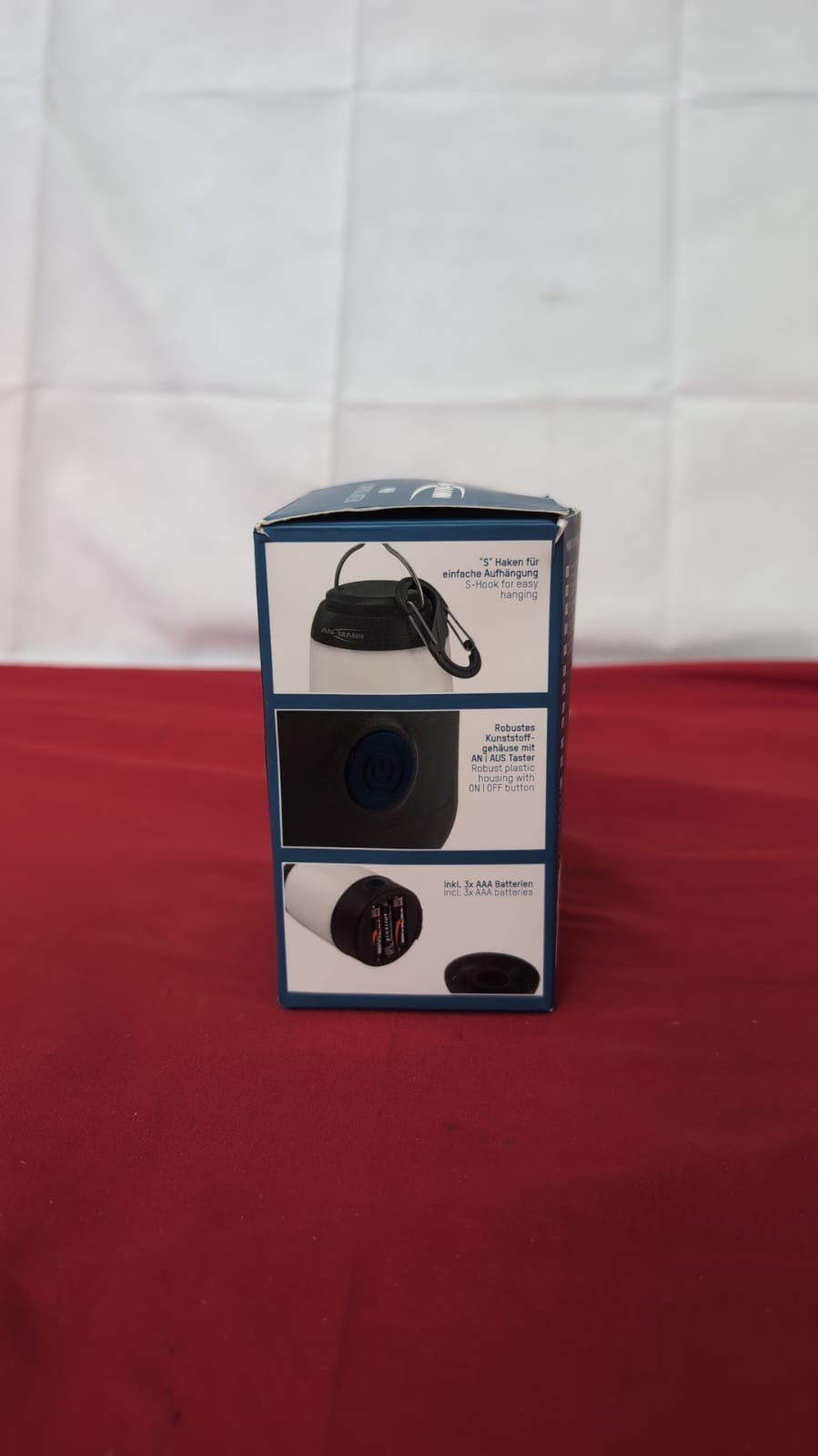 ANSMANN Camping lamp Mini Camping Lantern battery-powered 3W
