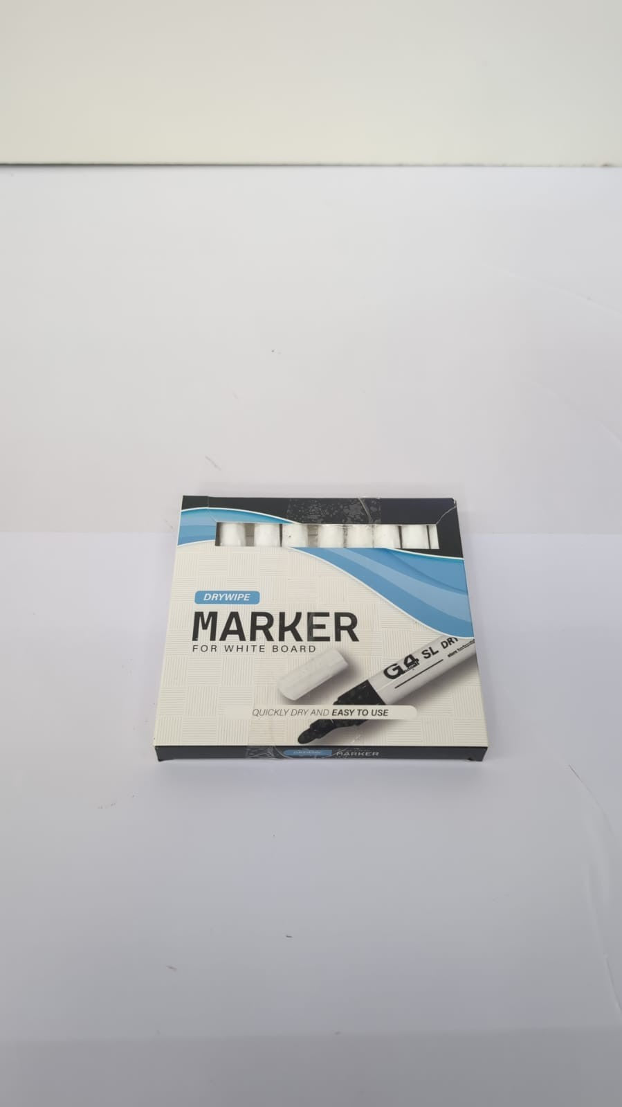 G4GADGET Nice Style Pack of 10 Non-Toxic Ink Black Colour Whiteboard Dry Wipe