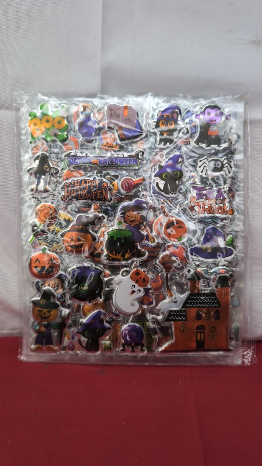 100pcs Halloween Stickers for Gift Wrapping, Theme Water Bottle