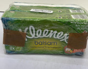 Kleenex Balsam Pocket Tissues, 8 Pocket Packs of Travel Tissues (3 Pack)