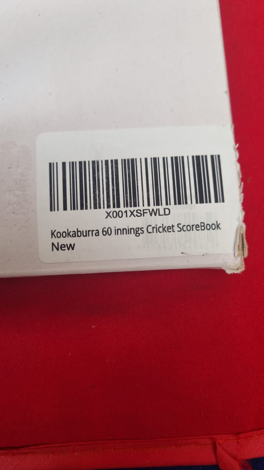 Kookaburra 60 Innings Cricket Scorebook