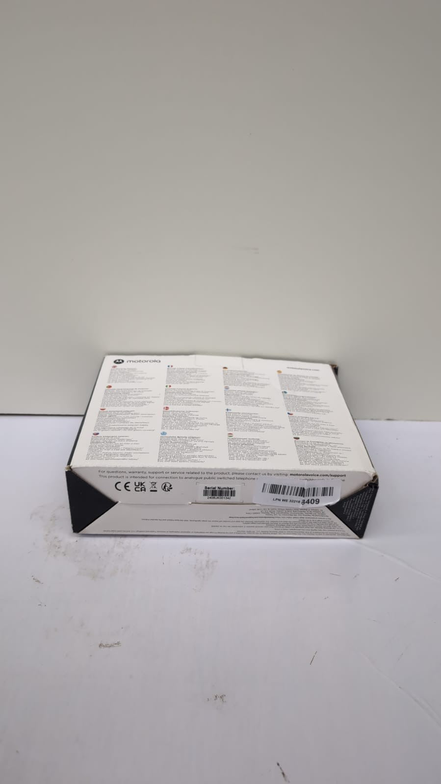 Motorola E212 Cordless Landline House Phone, Home Phone, Answer Machine