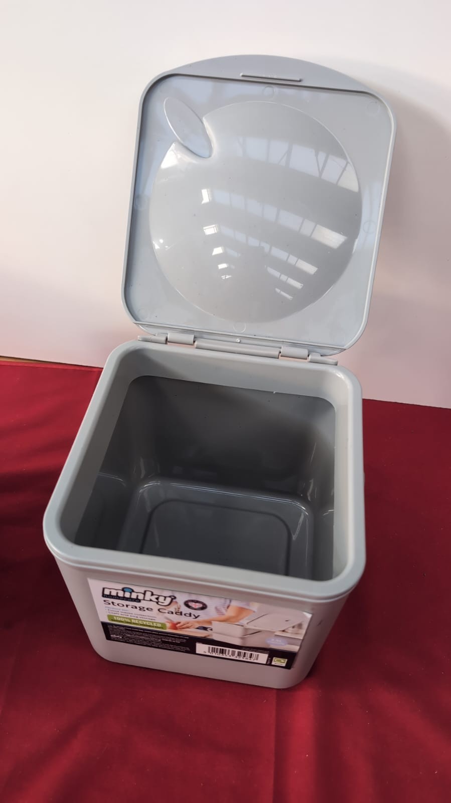 Minky Compost ECO Food Caddy, Grey (slightly scuffed)