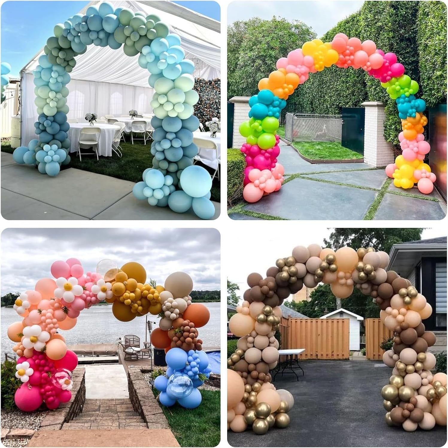 Reusable Balloon Arch Kit with Stand, Adjustable Balloon Arch Frame