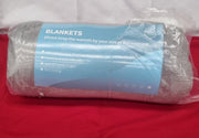 Good Nite Fleece Blanket Blankets 130x150cm (Grey, Single, Packging Damaged)