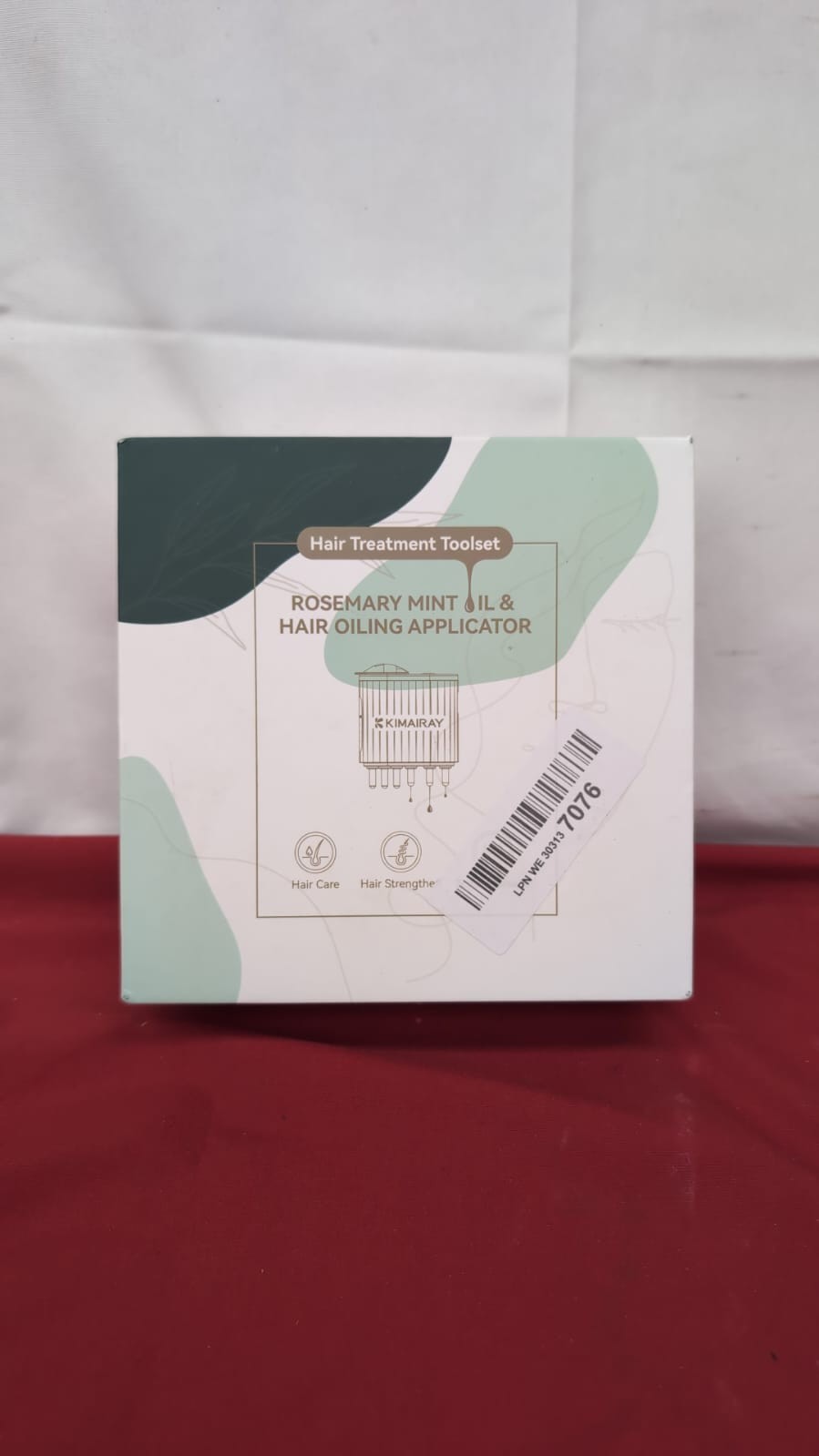 Hair Oil Applicator Bottle and Electric Scalp Massager 2-in-1 for Scalp Massager