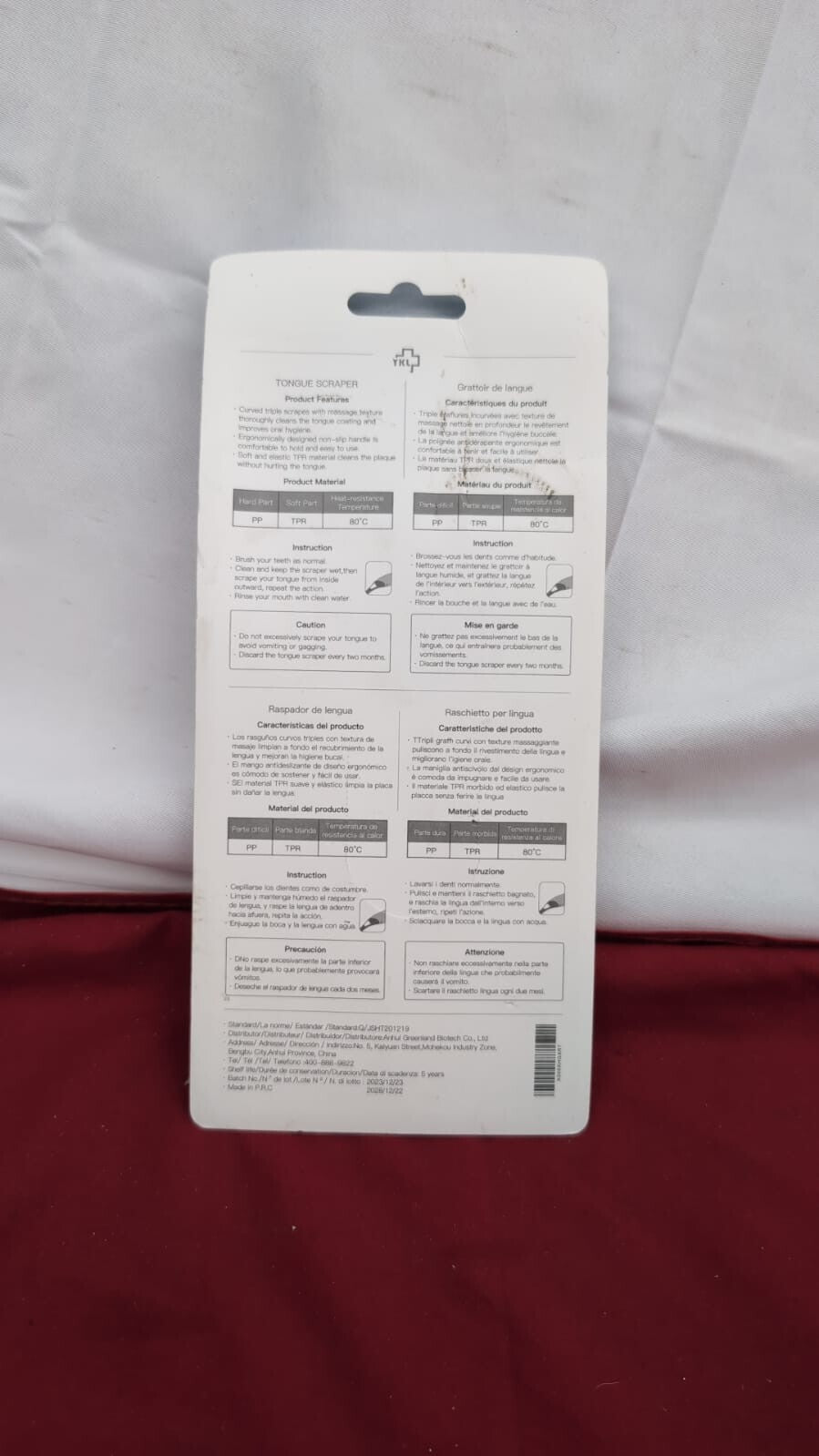 FANCI Tongue Scraper Tongue Brush 3 Color Pack,