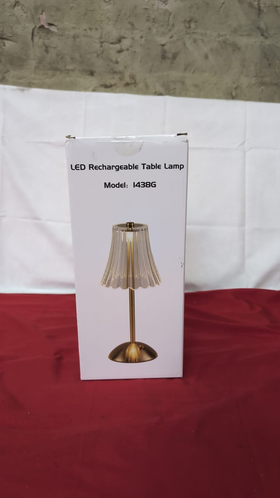 Rechargeable Table Lamp, LED Desk Lamp Battery Operated, 3 Colors and Dimmable,