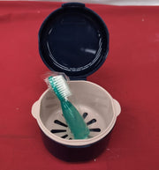 DIDATOOL Denture Cup, Denture Bath, Denture Cups for Soaking Dentures