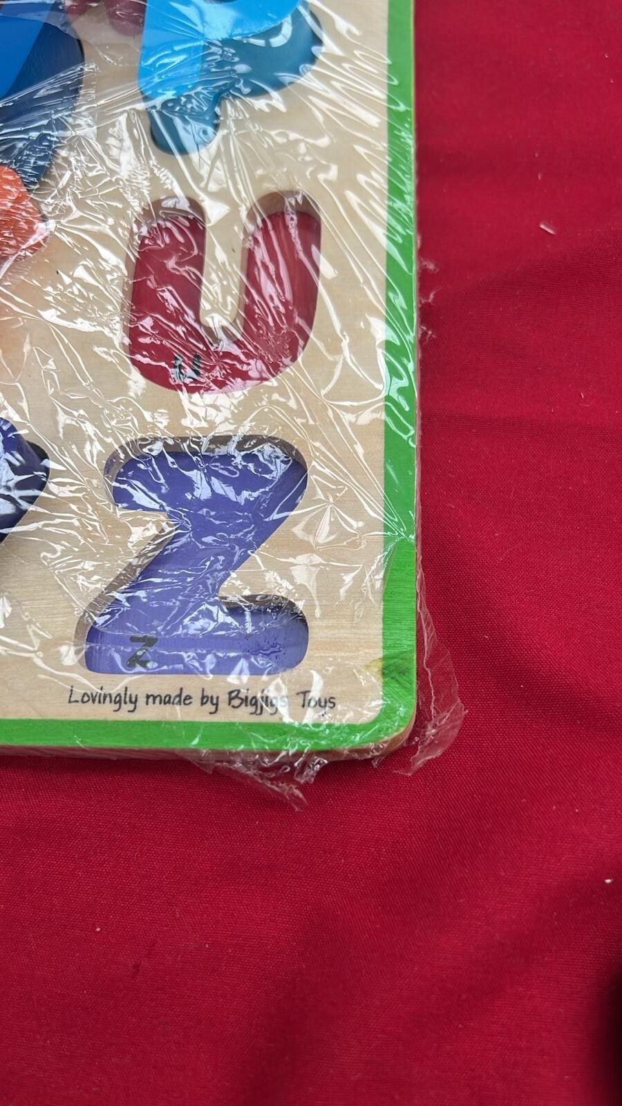 Bigjigs Toys Chunky Alphabet Puzzle - Educational Jigsaw (scuff in corner)