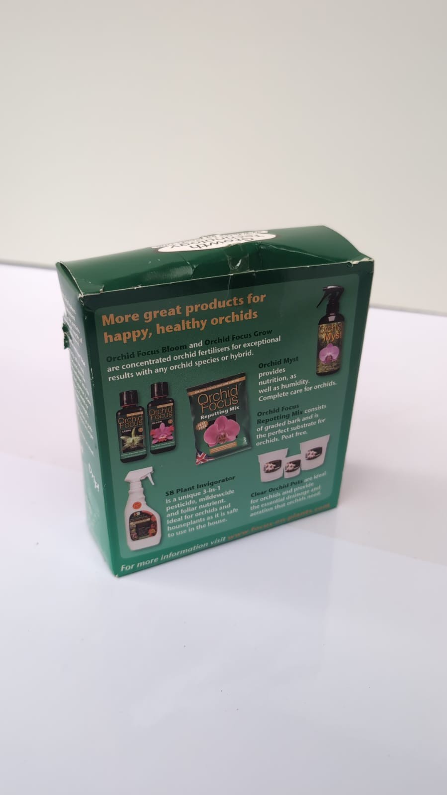 Growth Focus Orchid Drip Feeders 38ml – Pack of 10 Plant Feeders (Box Damaged)