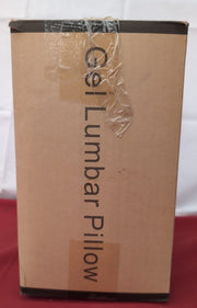 Lumbar Pillow Gel Support Pillow Back Cushion Help in Relieving  (box damaged)