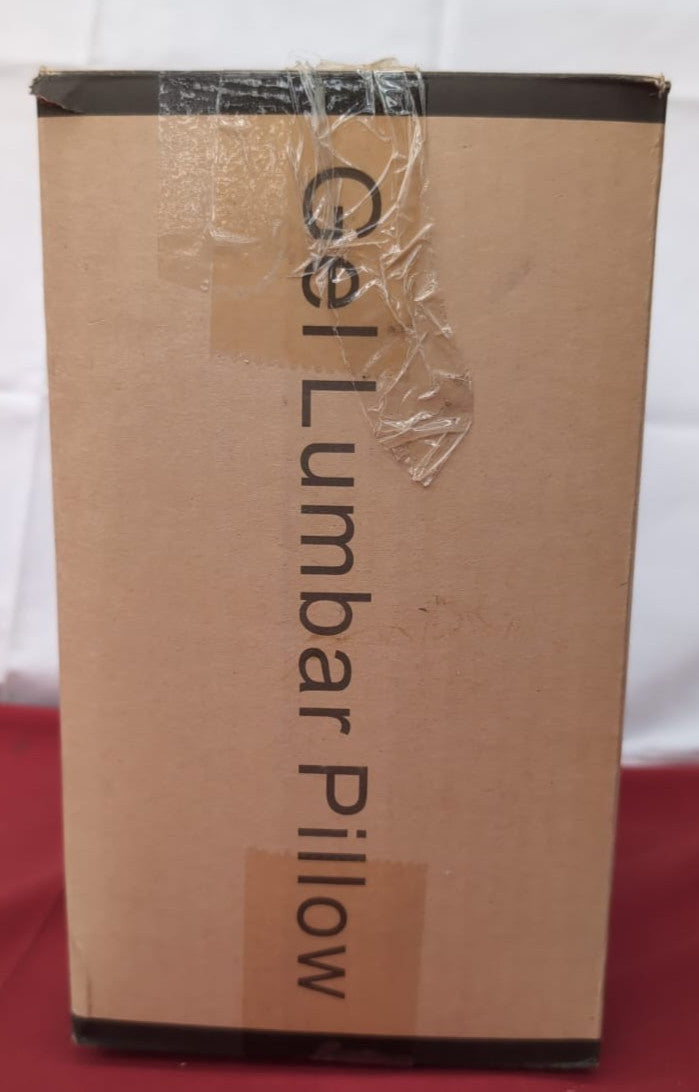 Lumbar Pillow Gel Support Pillow Back Cushion Help in Relieving  (box damaged)