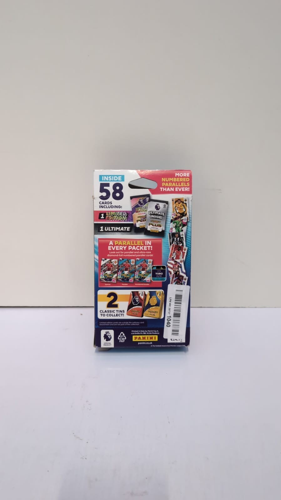 Panini Premier League PLUS Adrenalyn XL 2025 Classic Tin Gold(BOX DAMAGED)