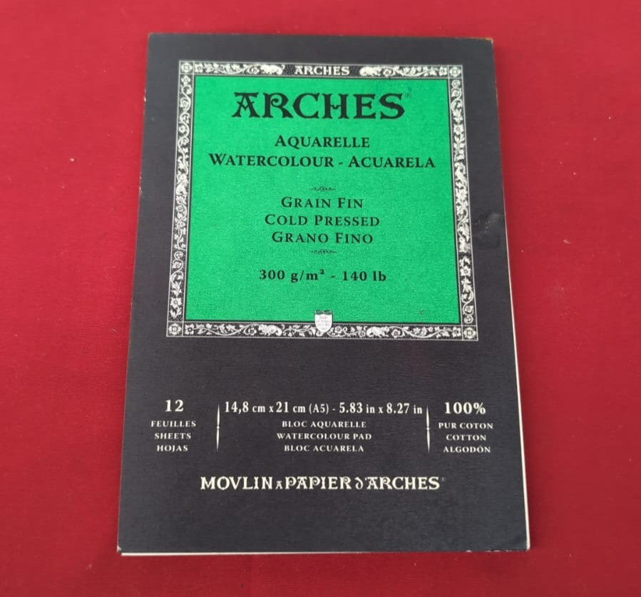 ARCHES Aquarelle Watercolour Paper (SMALL MARK ON THE FRONT COVER)