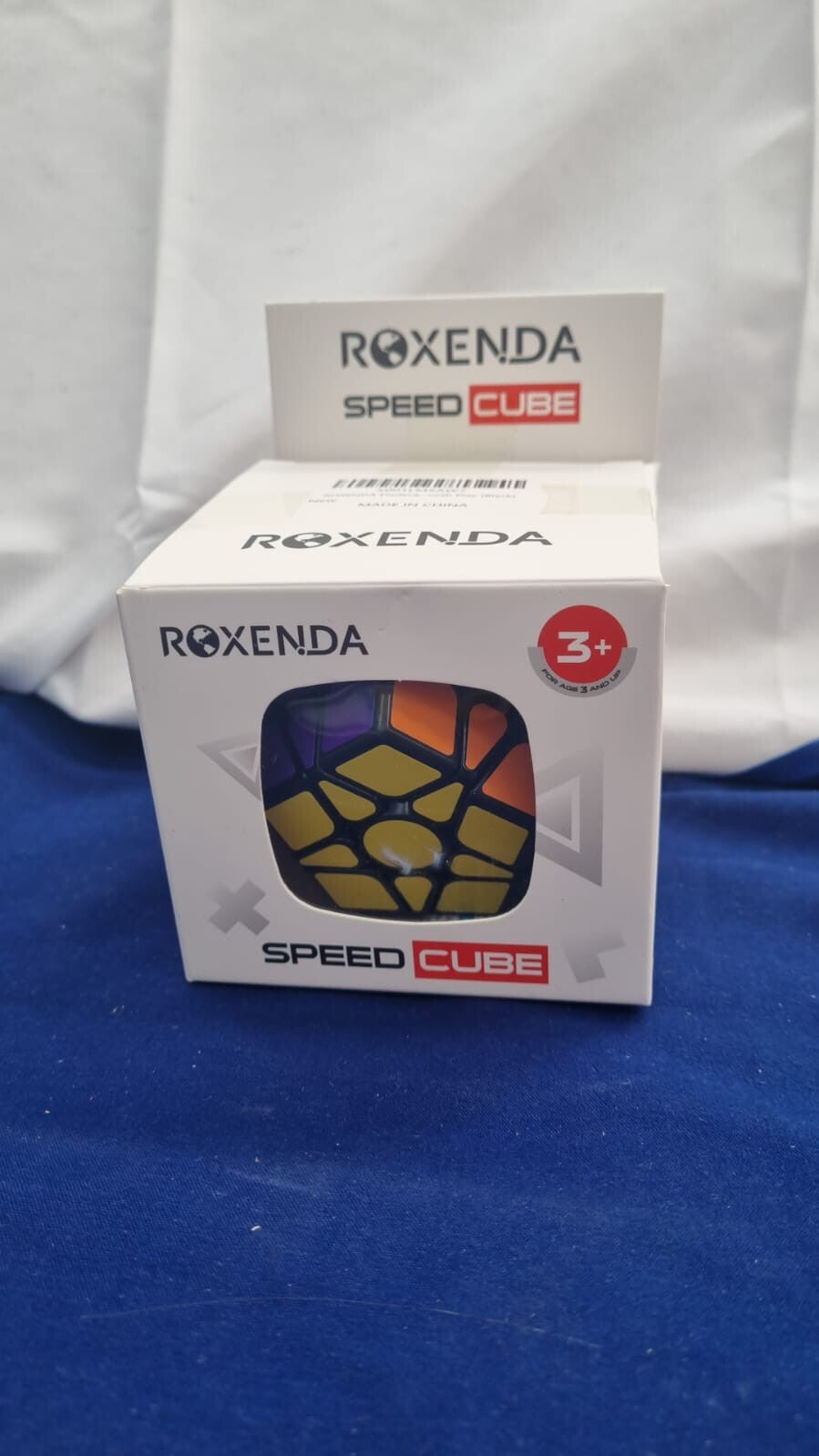 ROXENDA Dodecahedron Cube, Pentagon Speed Cube - Easy Turning & Smooth (Black)
