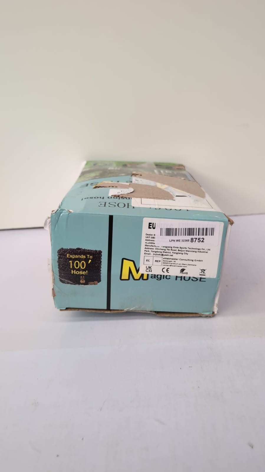 Expandable Garden Hose Pipe 100ft  Water Hose with 10 Functions Gun (box damaged