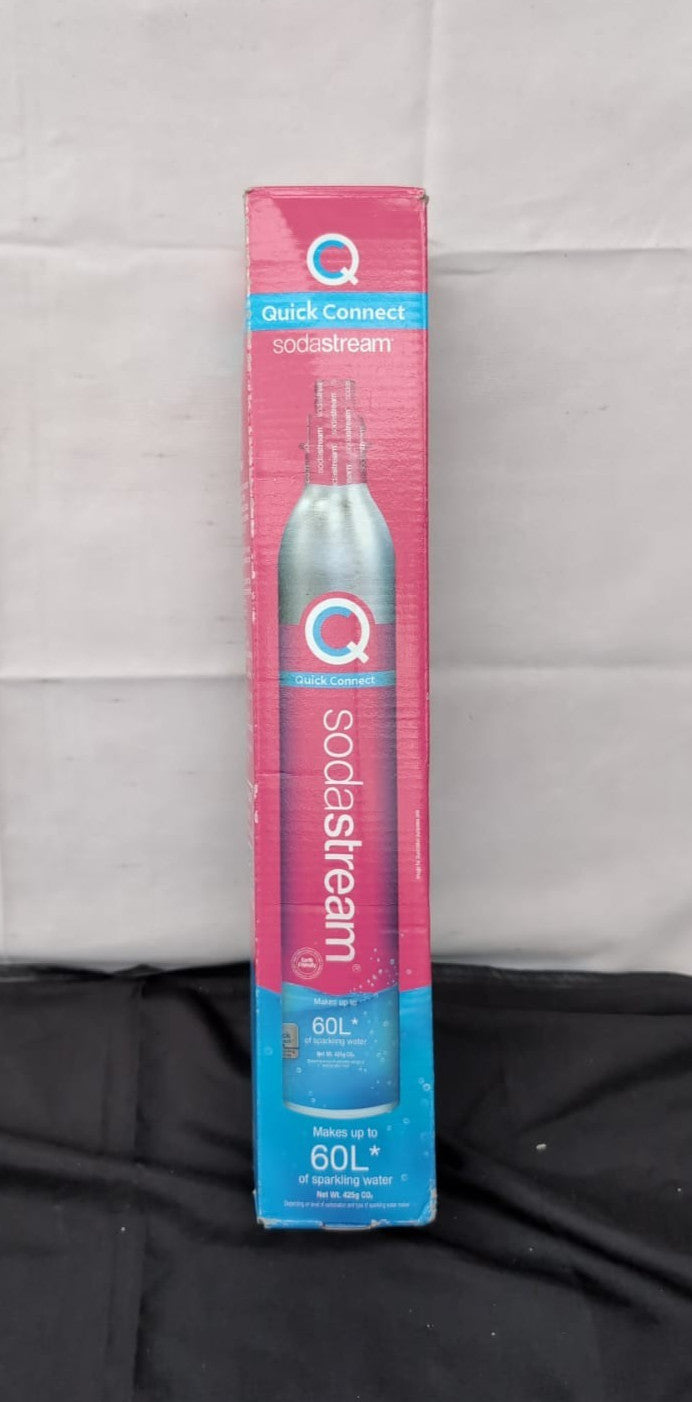 SodaStream - CO2 Cylinder for Sparkling Water Maker, Pink(packaging damaged)
