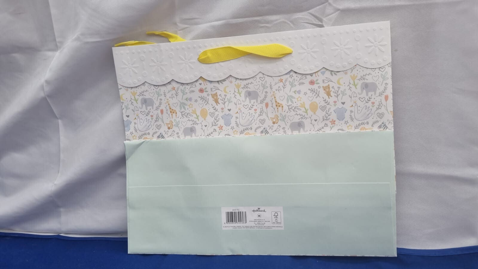 Hallmark Large New Baby Gift Bag - Cute Illustrated Design
