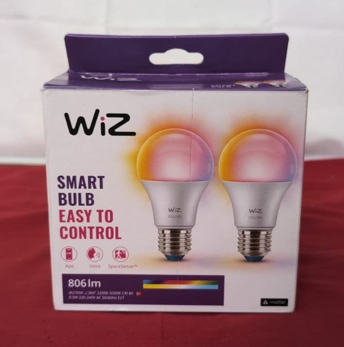 WiZ Smart Colour Bulb, E27, 8.5W, Tunable, Motion Sensor