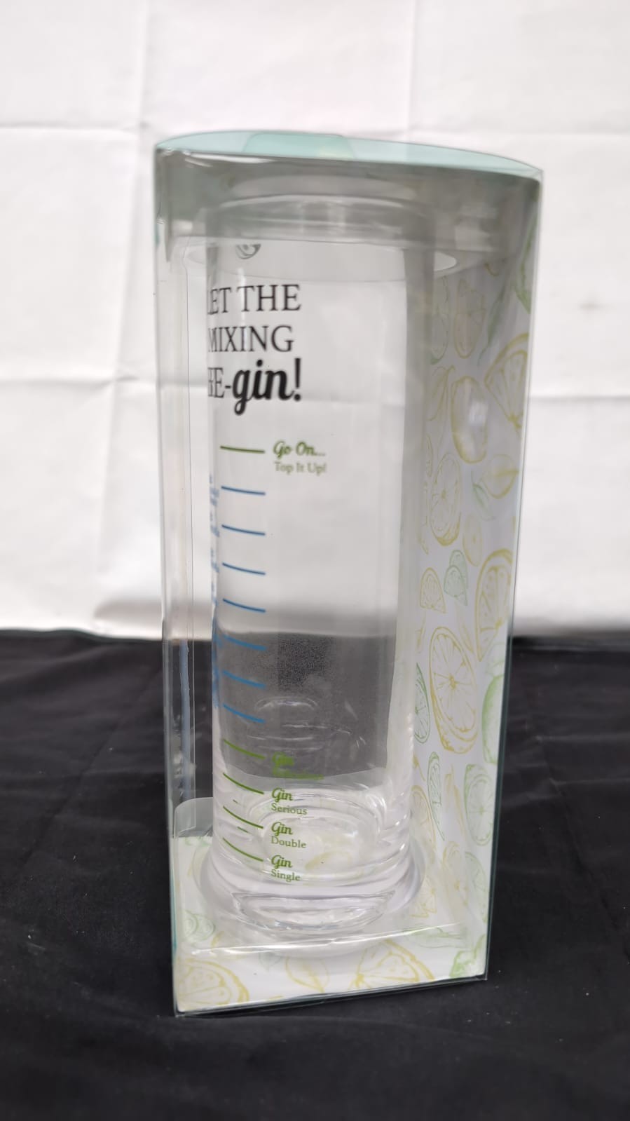Boxer Gifts GWR011 Let The Mixing Be Gin Novelty Spirit Measure