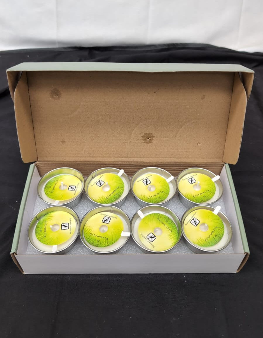 Citronella Candles Outdoor Indoor, 8 Pack ,2oz,Scented Candles Set