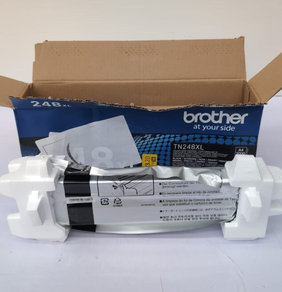 BROTHER TN-248XLBK Toner Cartridge, Black, Single Pack, High Yield, (box opened)