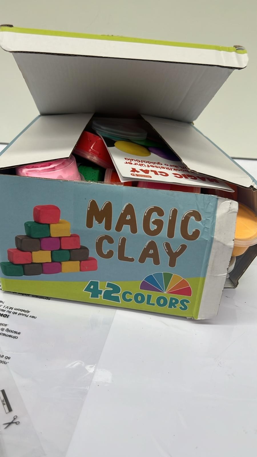 Modelling Clay Kit - 42 Colours Air Dry Magic Clay (BOX DAMAGED)