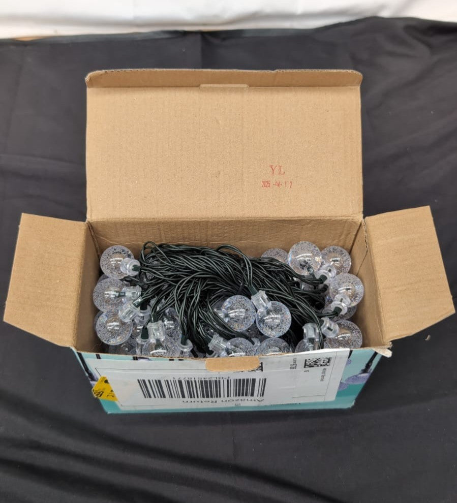 Solar Garden Lights Outdoor, 36ft 60 LED String Lights Waterproof, Solar Powered