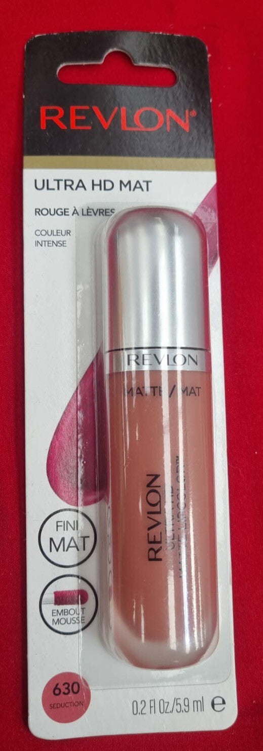 Revlon Ultra HD Matte Lipcolor, Velvety Lightweight Matte Liquid Lipstick