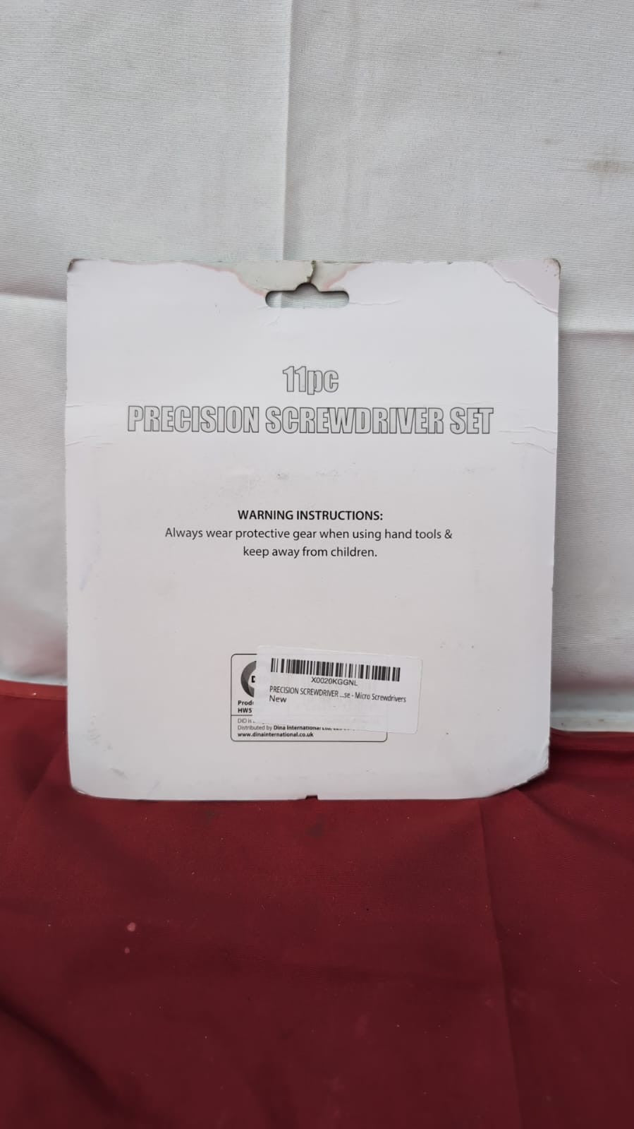 11PCS Mini Precision Screwdriver Set, Small (packaging damaged)