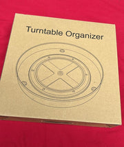 Clear Lazy Susan Turntable Organiser  2-Pack