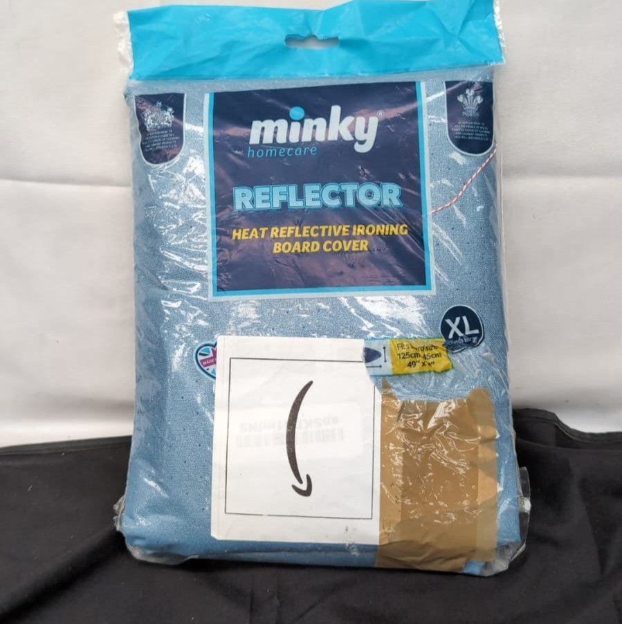 Minky XL Deluxe Reflector Ironing Board Cover, Blue,(PACKAGING DAMAGED)
