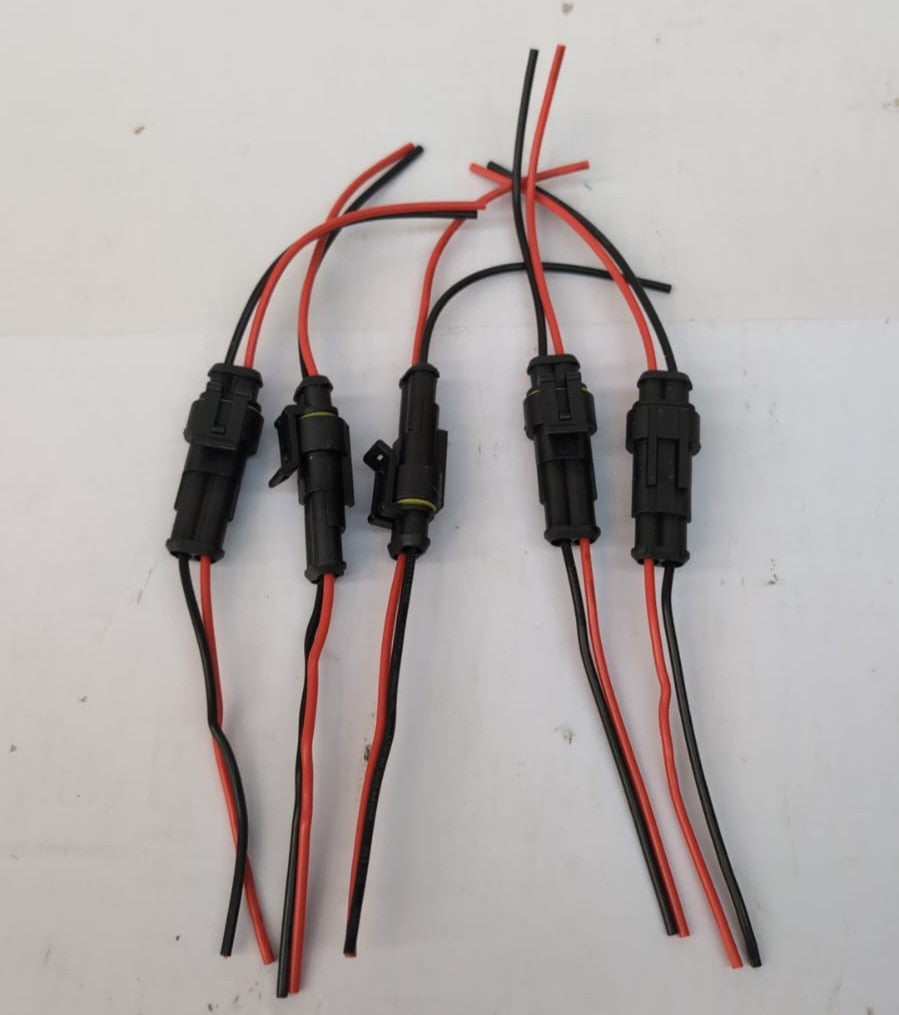 Car Electrical Connector, 5 Pcs 2 Pin Car Wire Connector