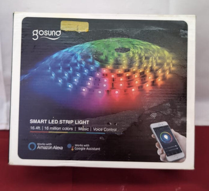 Led Strip Lights for Bedroom 16.4ft Music Sync Color (packaging damaged)