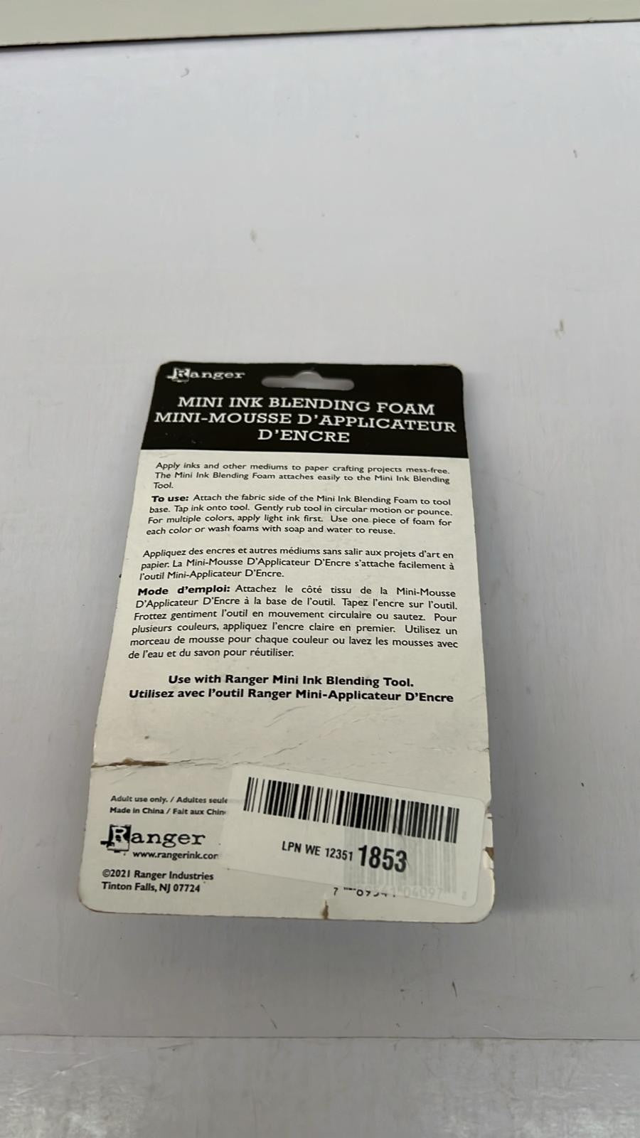 Ranger Mini Ink Blending Tool 1" Replacement Foams 20pc