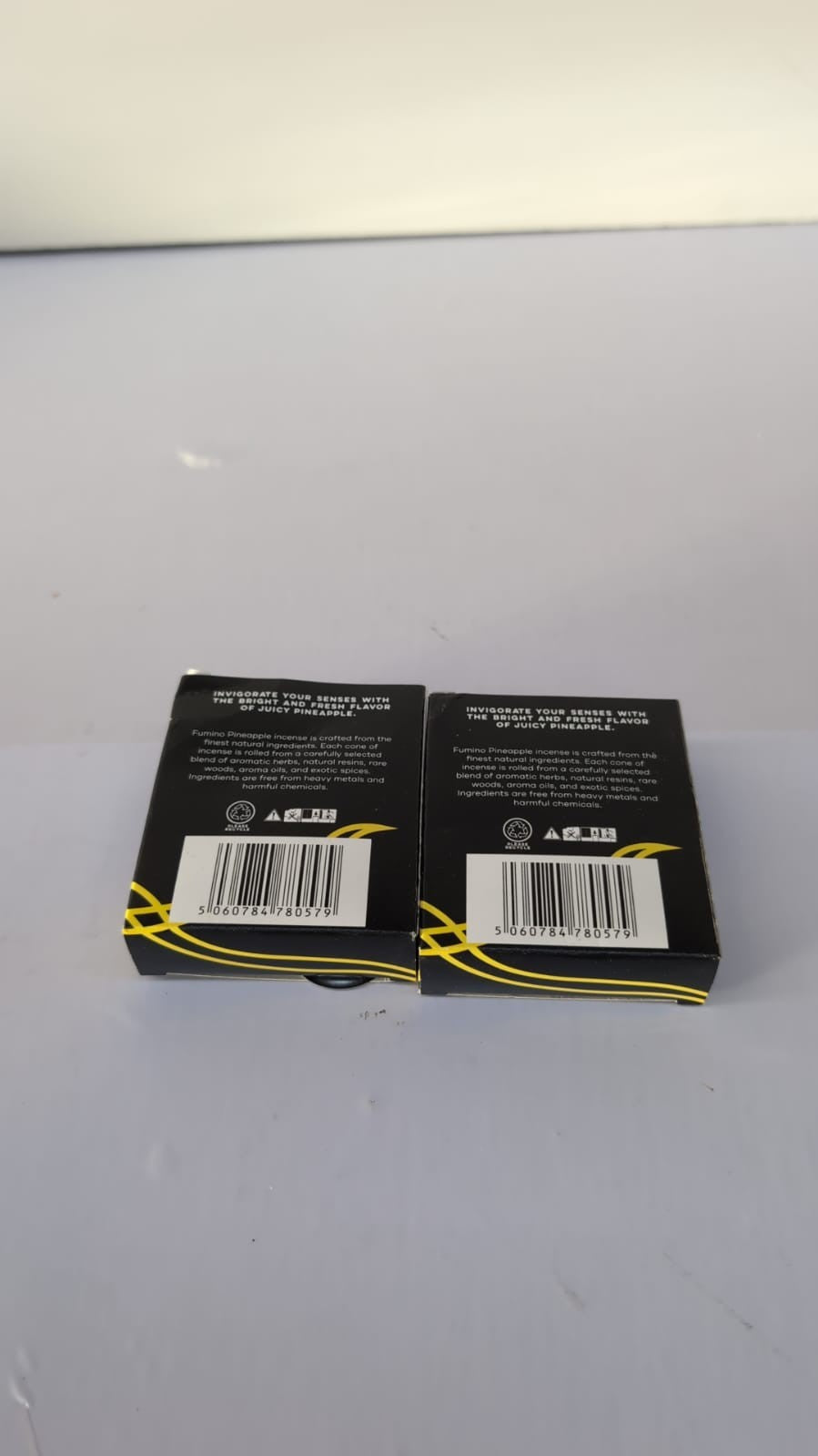 Fumino Pineapple Fresh Incense Cones 15 per Box Pack of 2