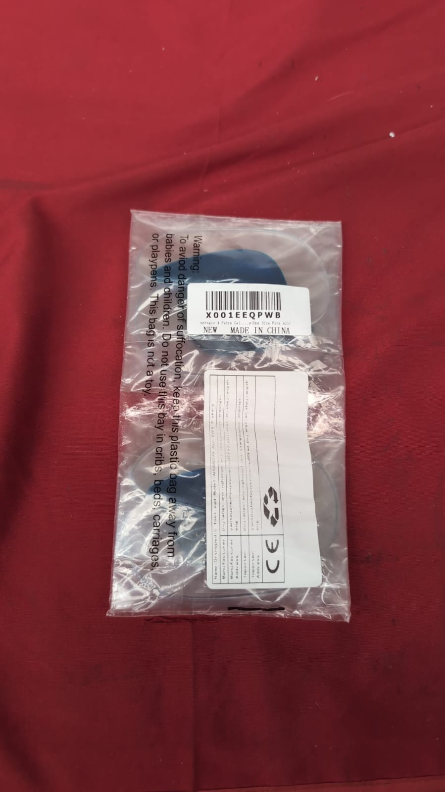 metagio 4 Pairs Gel Arch Support Insoles, Silicone Flat Feet & Plantar Fasciitis