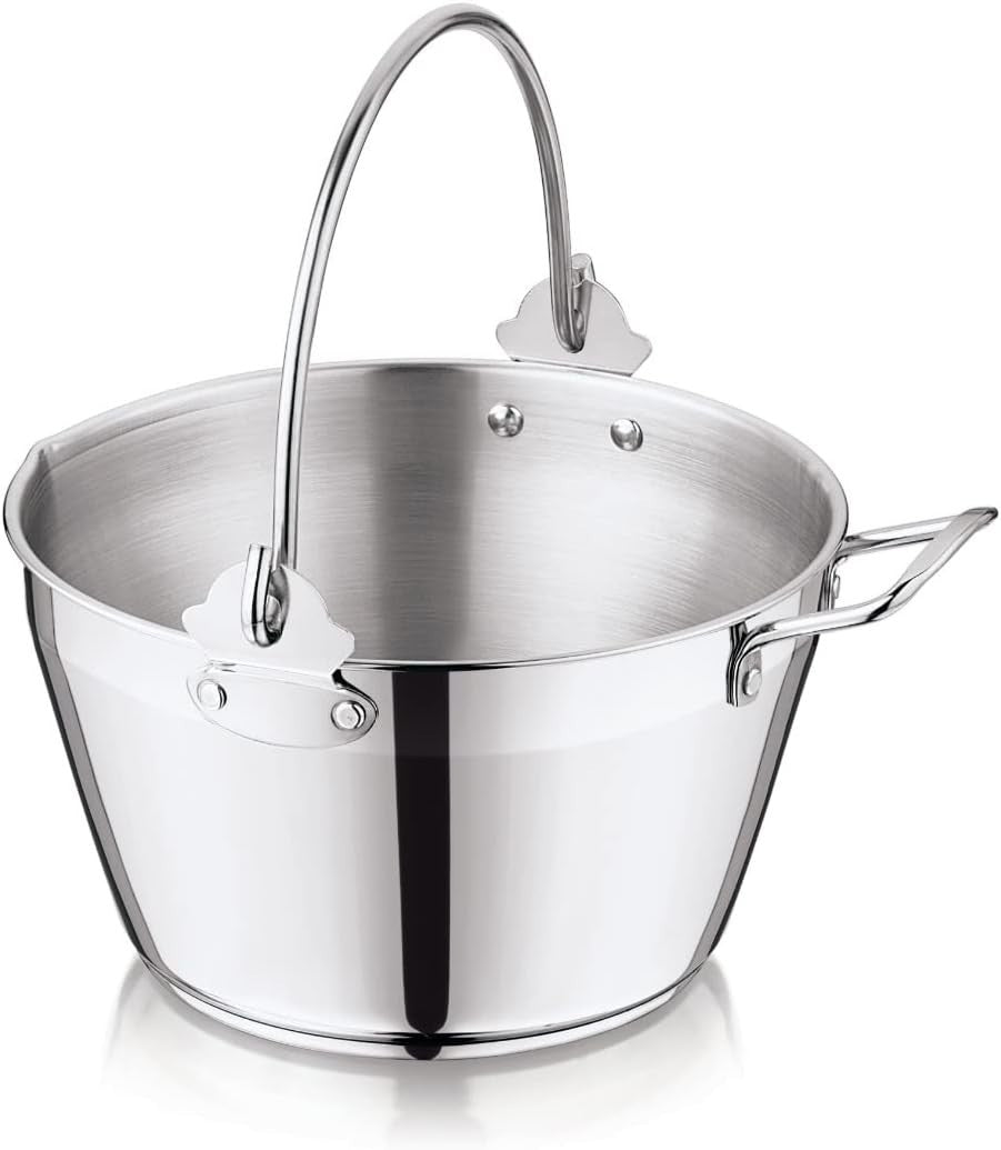 Penguin Home Jam Pan Maslin Pot of 5 Litre Stainless Steel