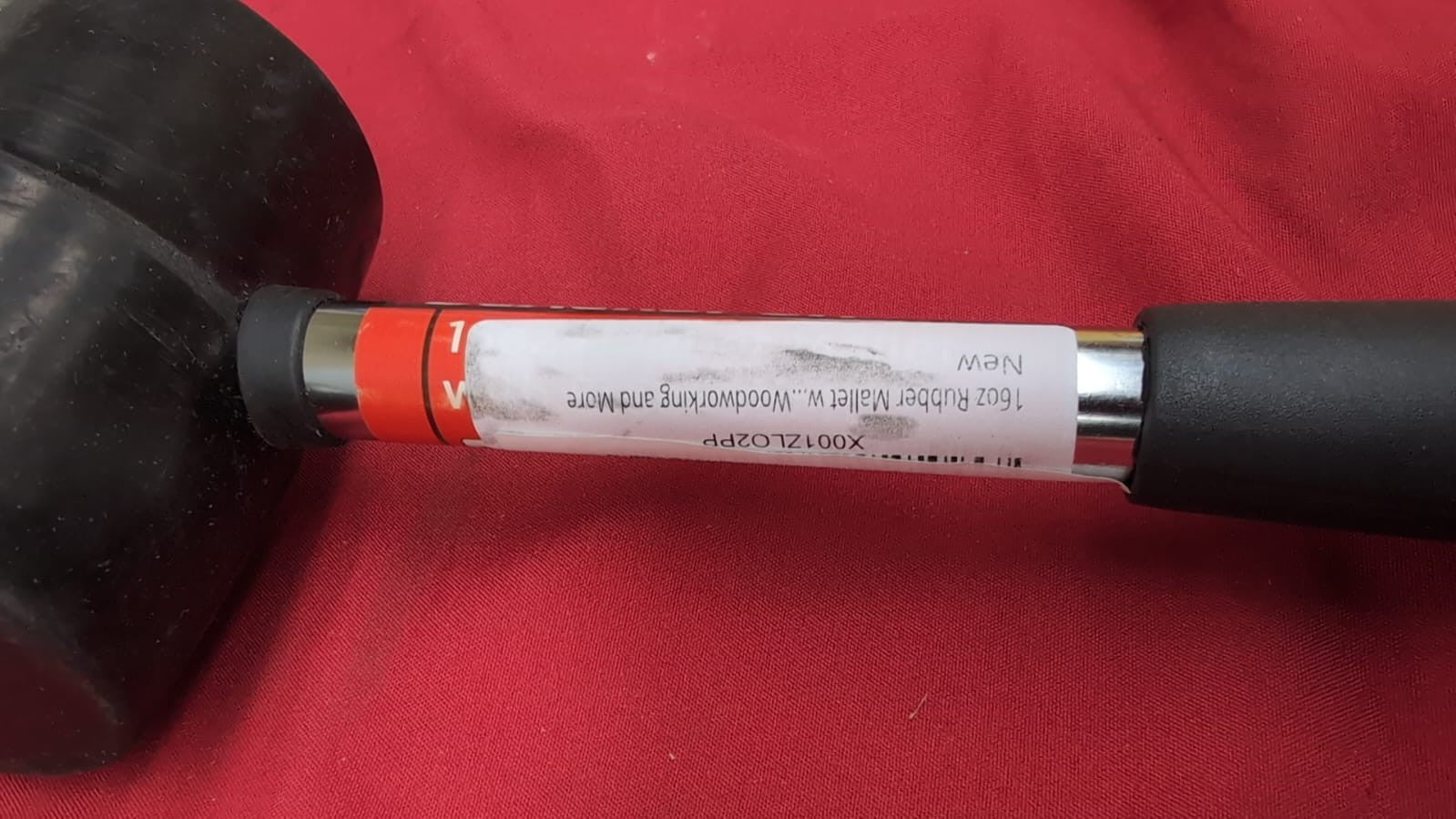 Blackspur 16oz Rubber Mallet with Steel Shaft (slightly scuffed)