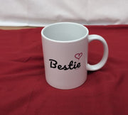 "Bestie Mug - Best Friend Mug Gifts, Friends - 11oz Ceramic Dishwasher Safe