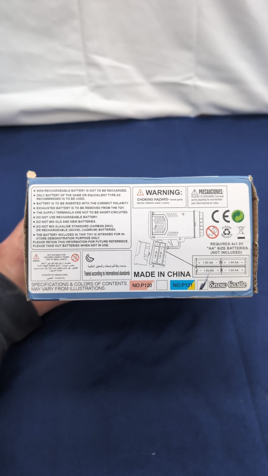 Toys for 3-8 Year Old Kids Boys: 2 Pack Rocket Bubble Gun Bubble (box damaged)