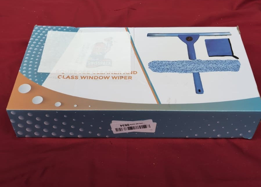 SWISSPACK Squeegee Cleaner and Glass Wiper,14” Professional Window Cleaning Kit