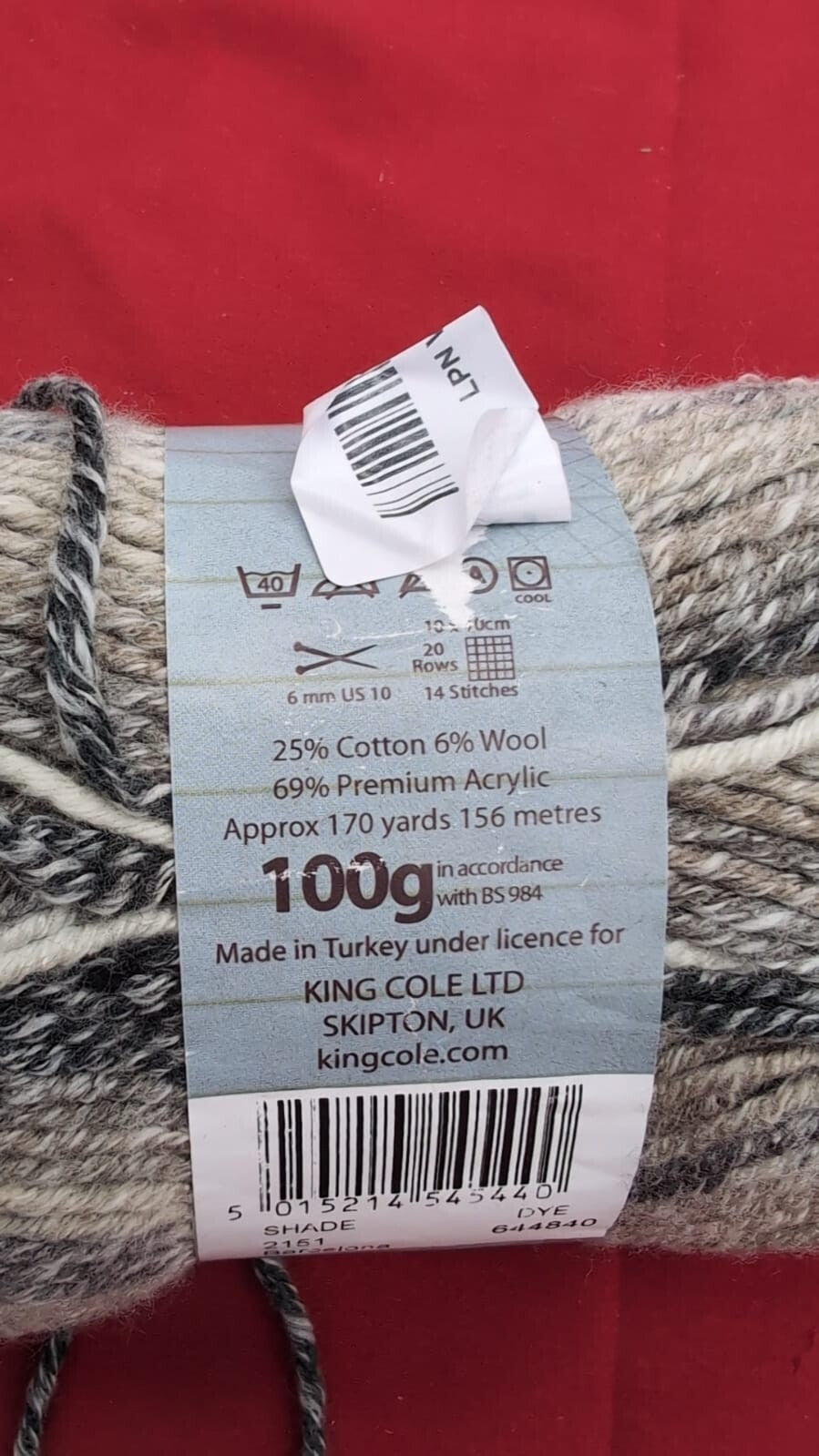 King Cole Drifter Chunky Knitting Yarn Super Soft Acrylic Blend Wool 100g Ball