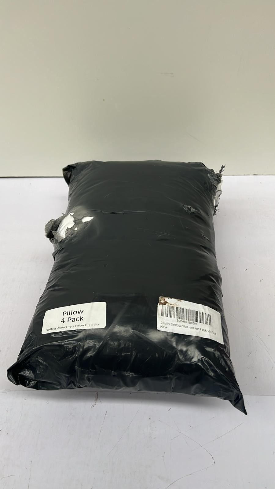 Sunshine Comforts Quilted Waterproof Pillow Protectors 4 Pack