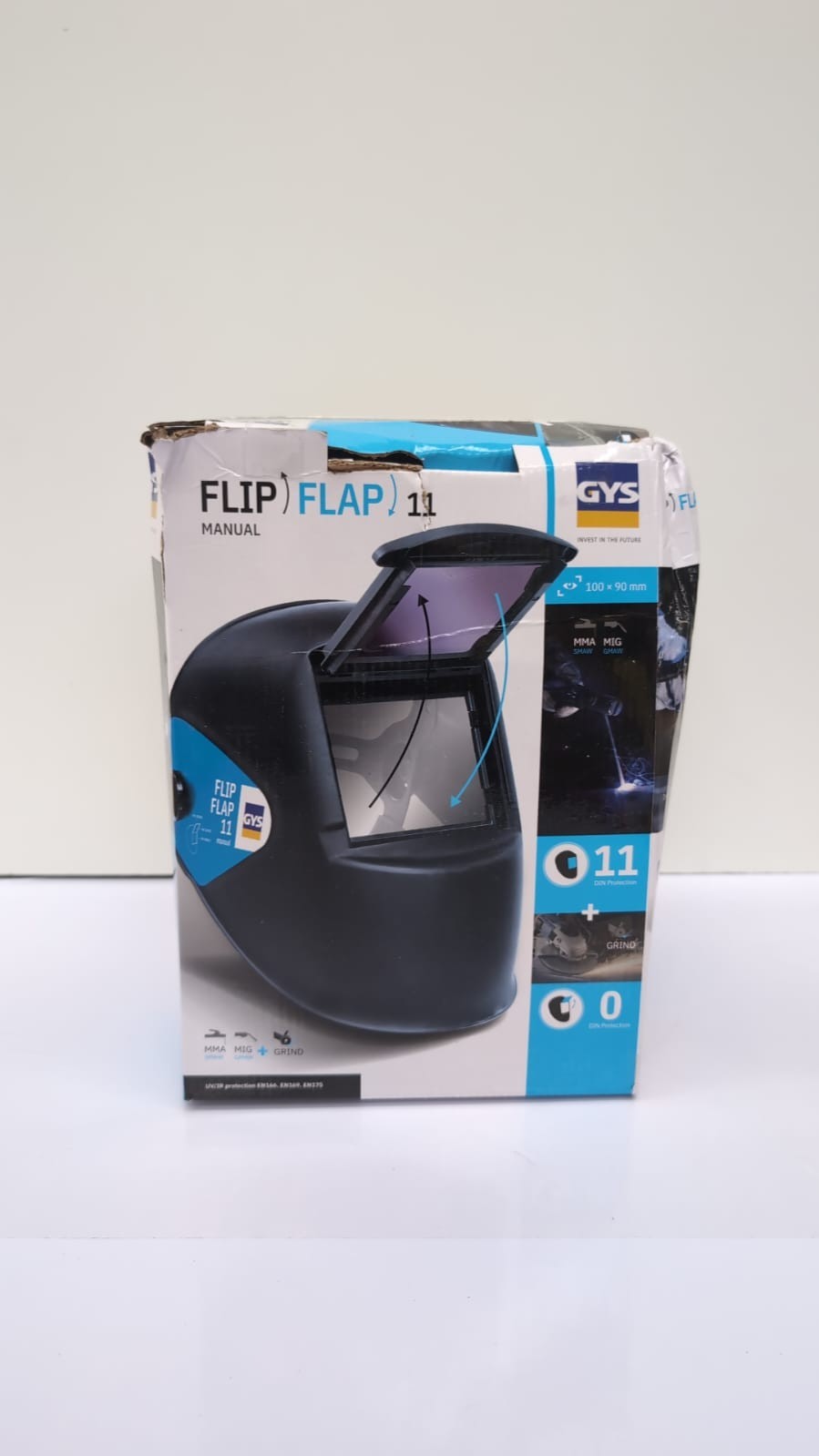 GYS Flip Flap 11 welding helmet(box damaged)